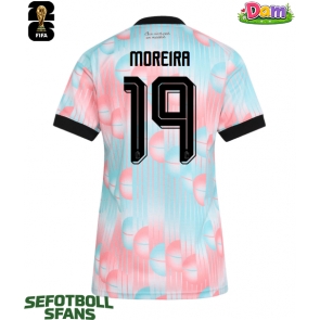 Belgien Diego Moreira #19 Bortatröja Kvinnor VM 2026 Kortärmad